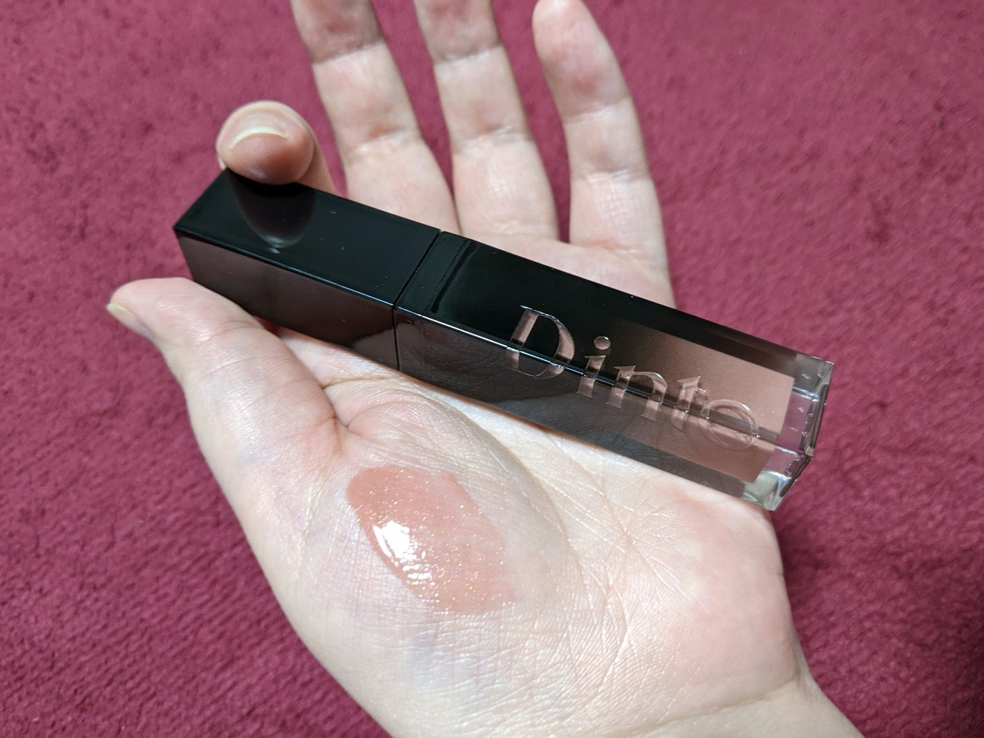 ボリュームパールキッスグロス/Dinto/リップグロスを使ったクチコミ(1枚目)