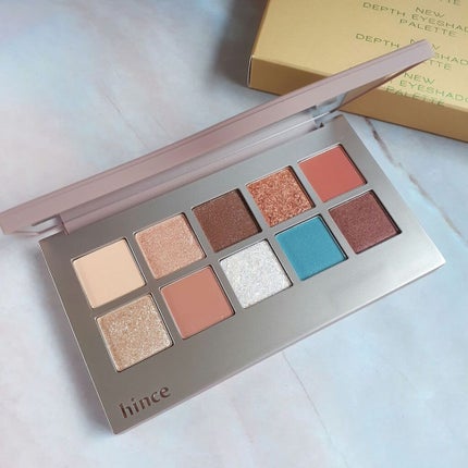 ニューデップスアイシャドウパレット/hince/アイシャドウパレットを使ったクチコミ(2枚目)