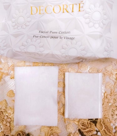 DECORTÉ フェイシャル ピュア コットンのクチコミ「DECORTEのコットンを頂いたので、今回はコットン使用について少しお話ししようと思います。
.....」（1枚目）