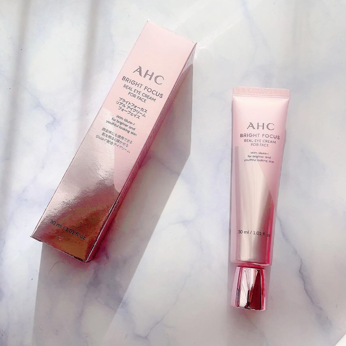 ブライト フォーカス リアル アイクリーム フォーフェイス/AHC/アイケア・アイクリームを使ったクチコミ（1枚目）