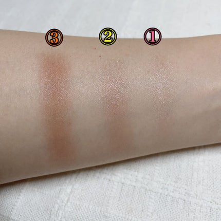 トーンアップアイシャドウ/CEZANNE/アイシャドウパレットを使ったクチコミ(4枚目)