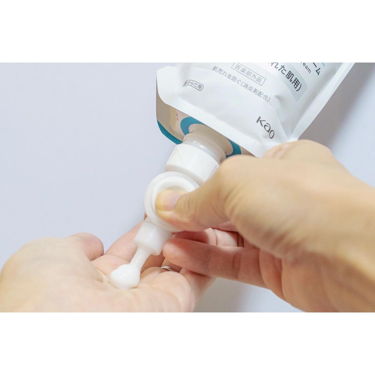 バスタイム モイストバリアクリーム/キュレル/ボディクリームを使ったクチコミ(3枚目)