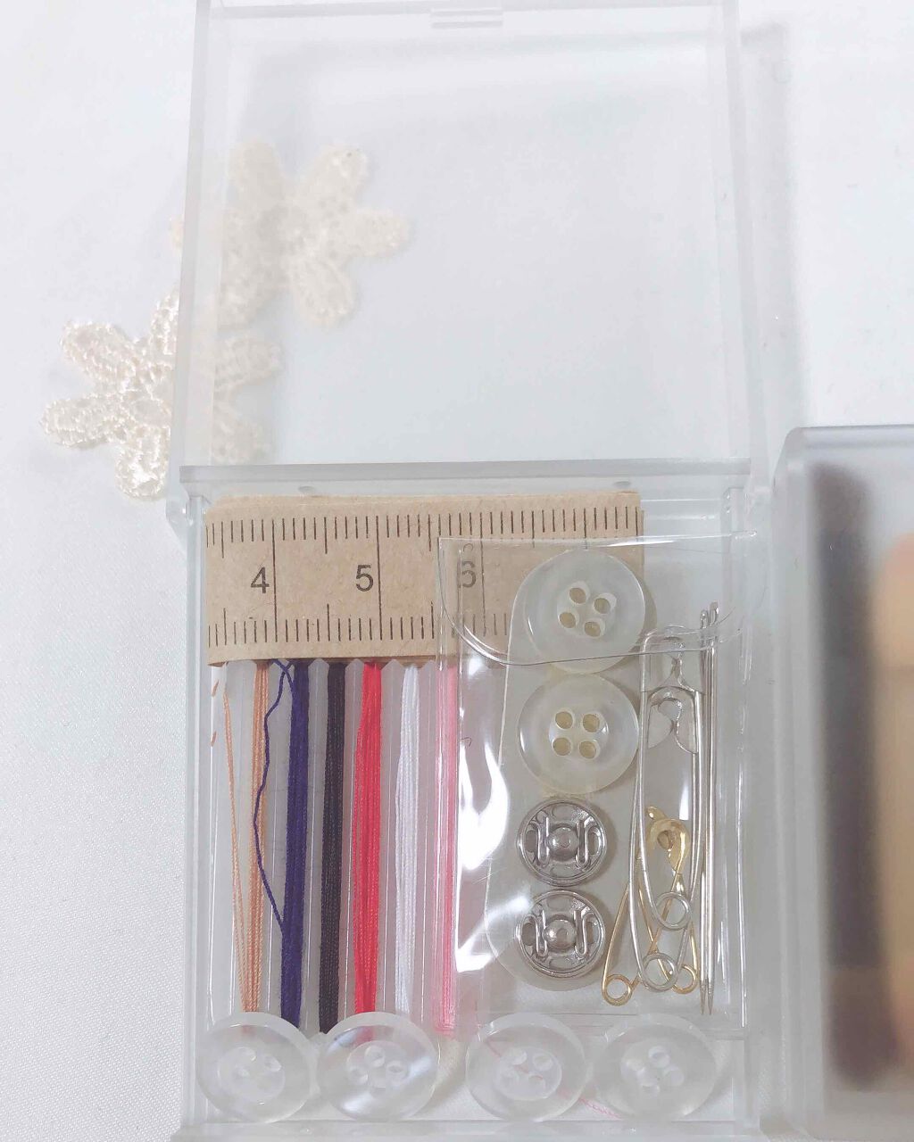 クリア小物ケース/無印良品/その他を使ったクチコミ(2枚目)