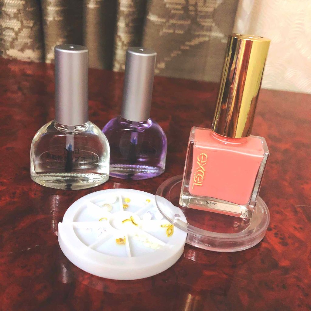 爪強化ベースコート/DAISO/ネイルベースコートを使ったクチコミ（1枚目）