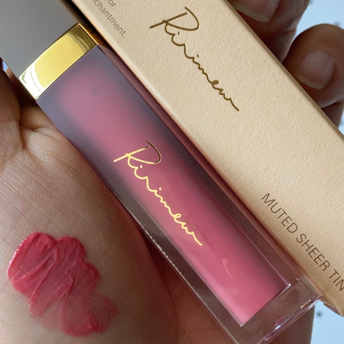 ミューテッドシアーティント/Ririmew/リップティントを使ったクチコミ(5枚目)