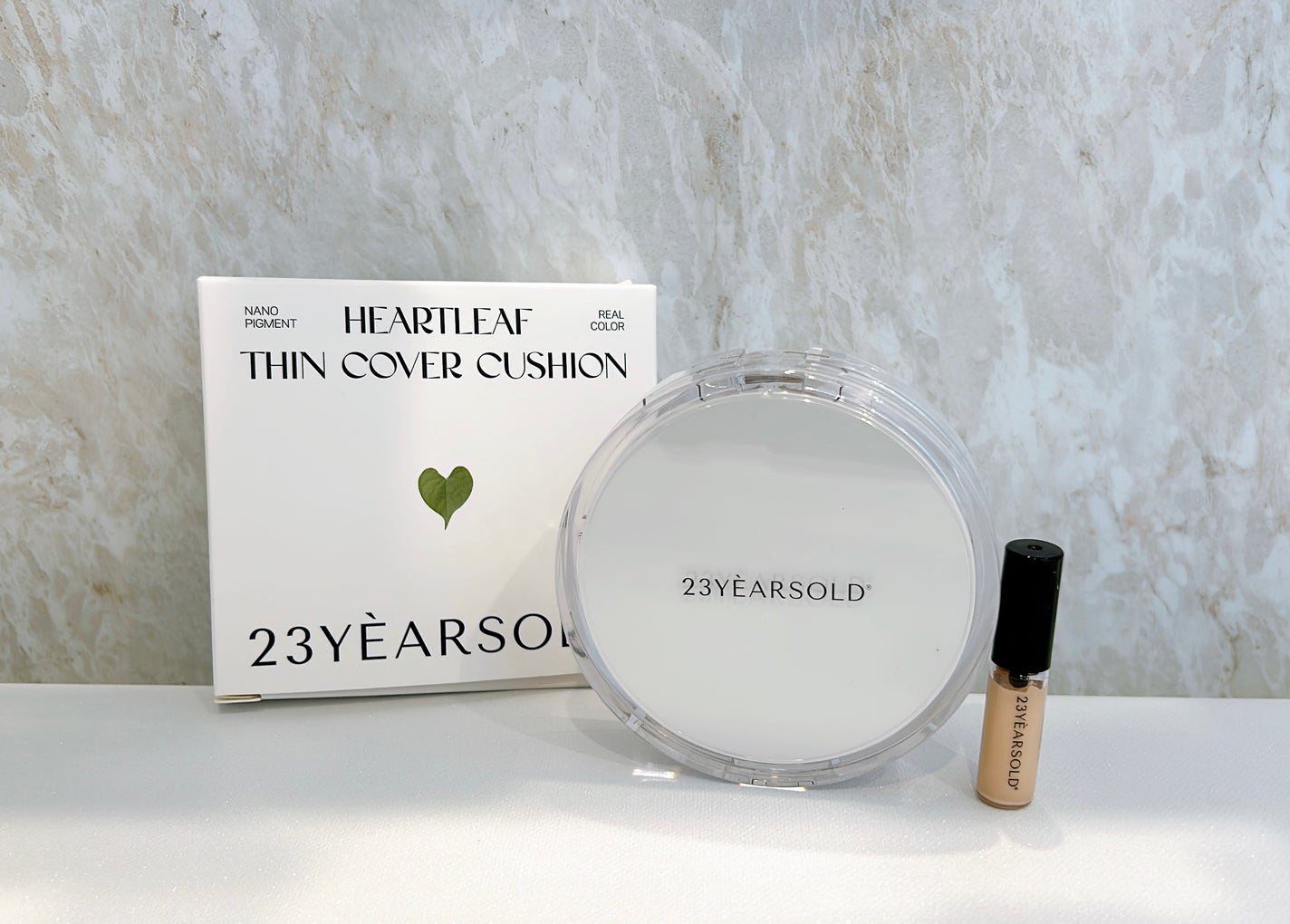 ハートリーフシーンカバークッション/23years old/クッションファンデーションを使ったクチコミ(10枚目)