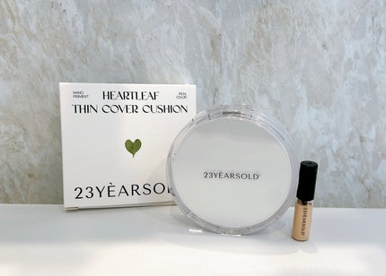 ハートリーフシーンカバークッション/23years old/クッションファンデーションを使ったクチコミ(10枚目)