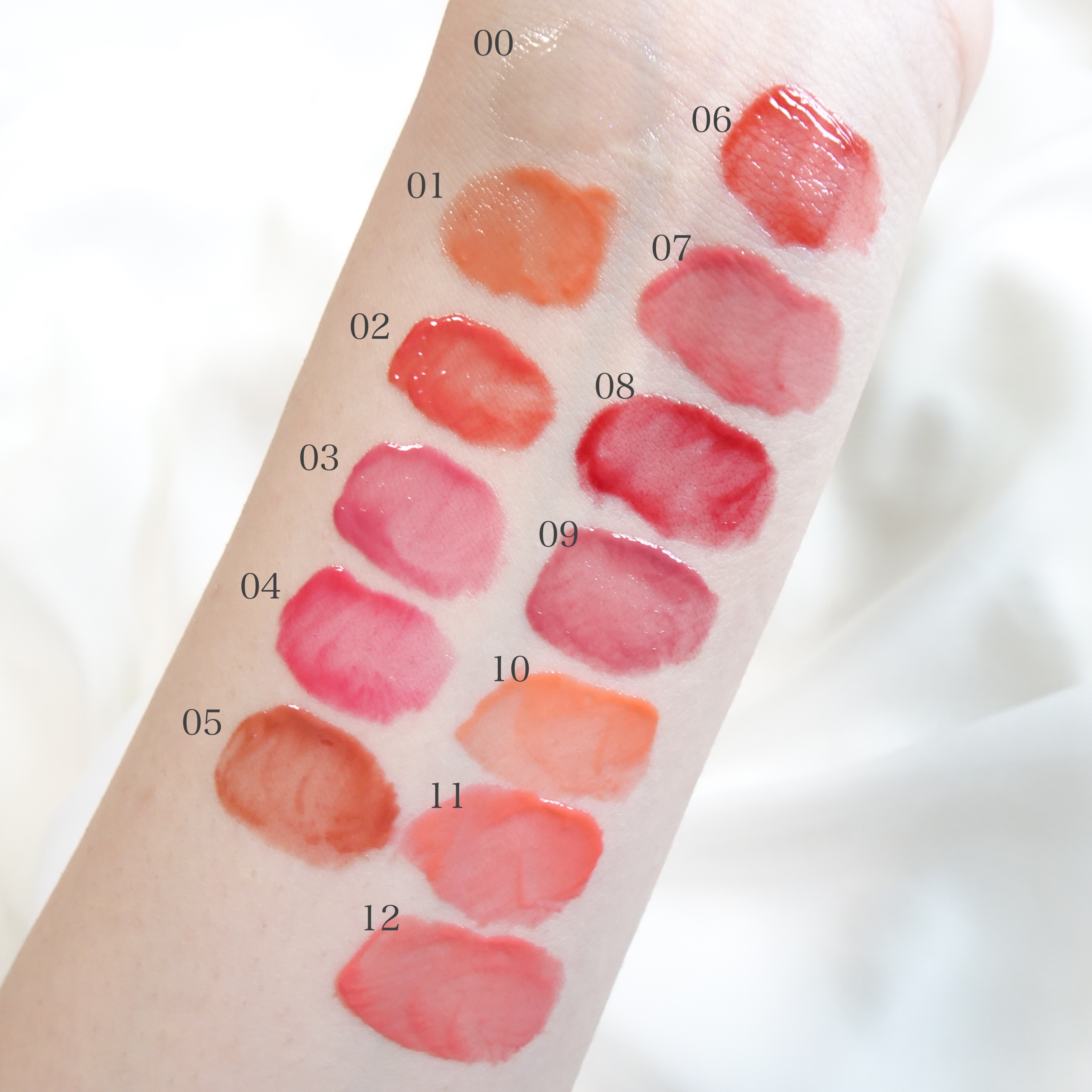 タンフルグラスティント 01.FLASHING APRICOT/Colorgram/リップティントを使ったクチコミ（3枚目）