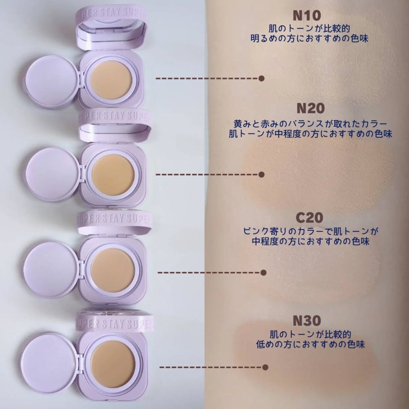 SPステイ クリームパクト ファンデーション/MAYBELLINE NEW YORK/クリーム・エマルジョンファンデーションを使ったクチコミ(4枚目)