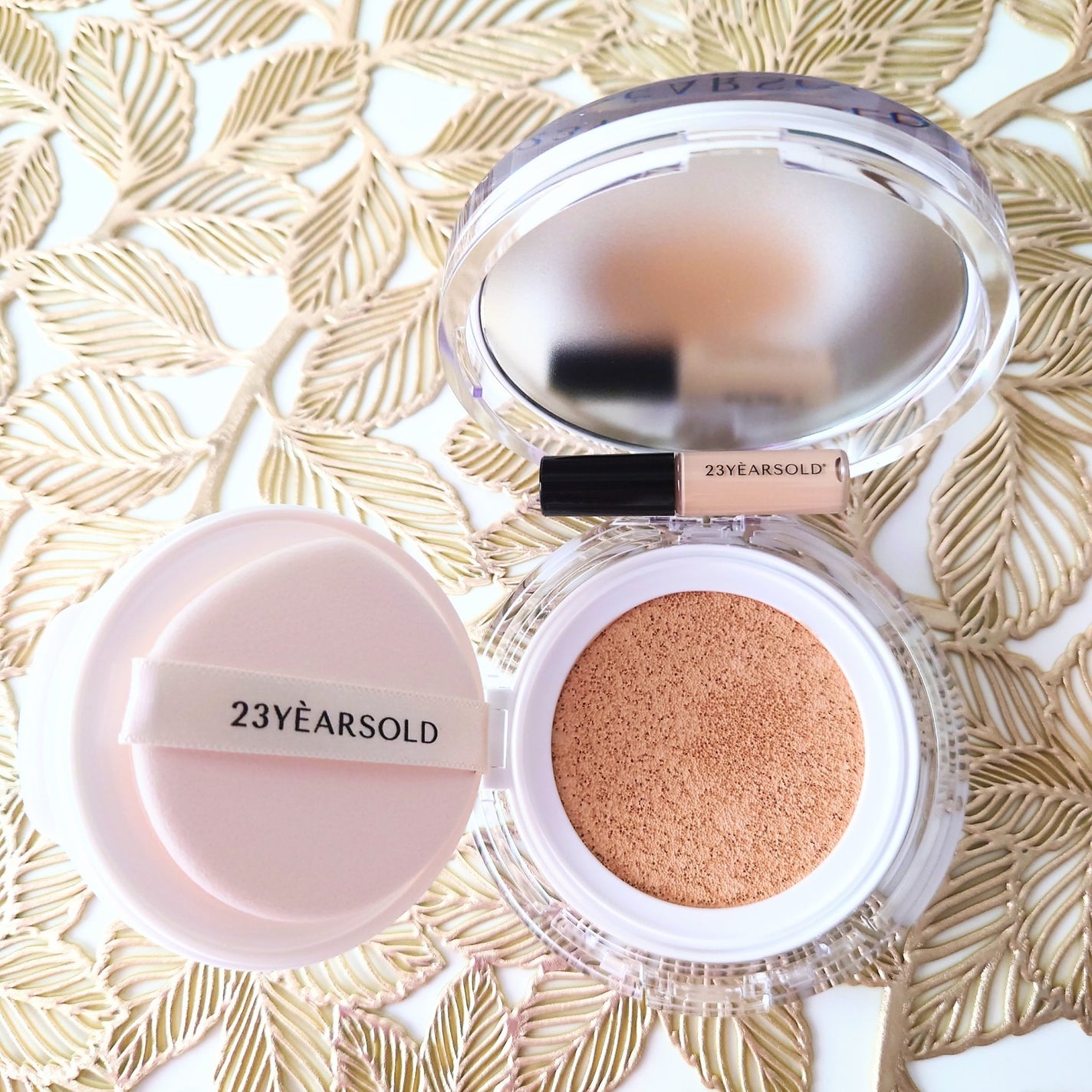 ハートリーフシーンカバークッション/23years old/クッションファンデーションを使ったクチコミ(3枚目)