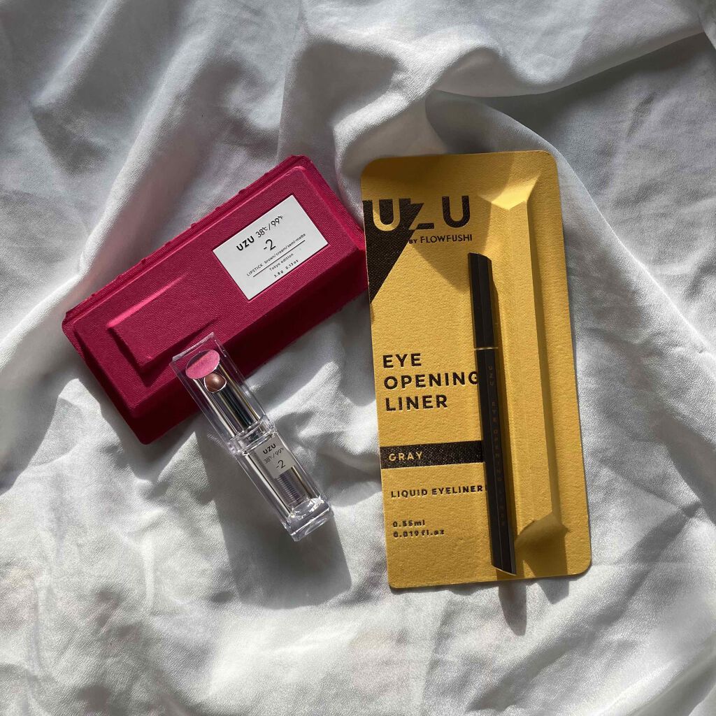 EYE OPENING LINER/UZU BY FLOWFUSHI/リキッドアイライナーを使ったクチコミ(1枚目)