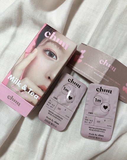 chuuLENS Milk&Tea 1day/chuu LENS/ワンデー(1DAY)カラコンを使ったクチコミ(4枚目)