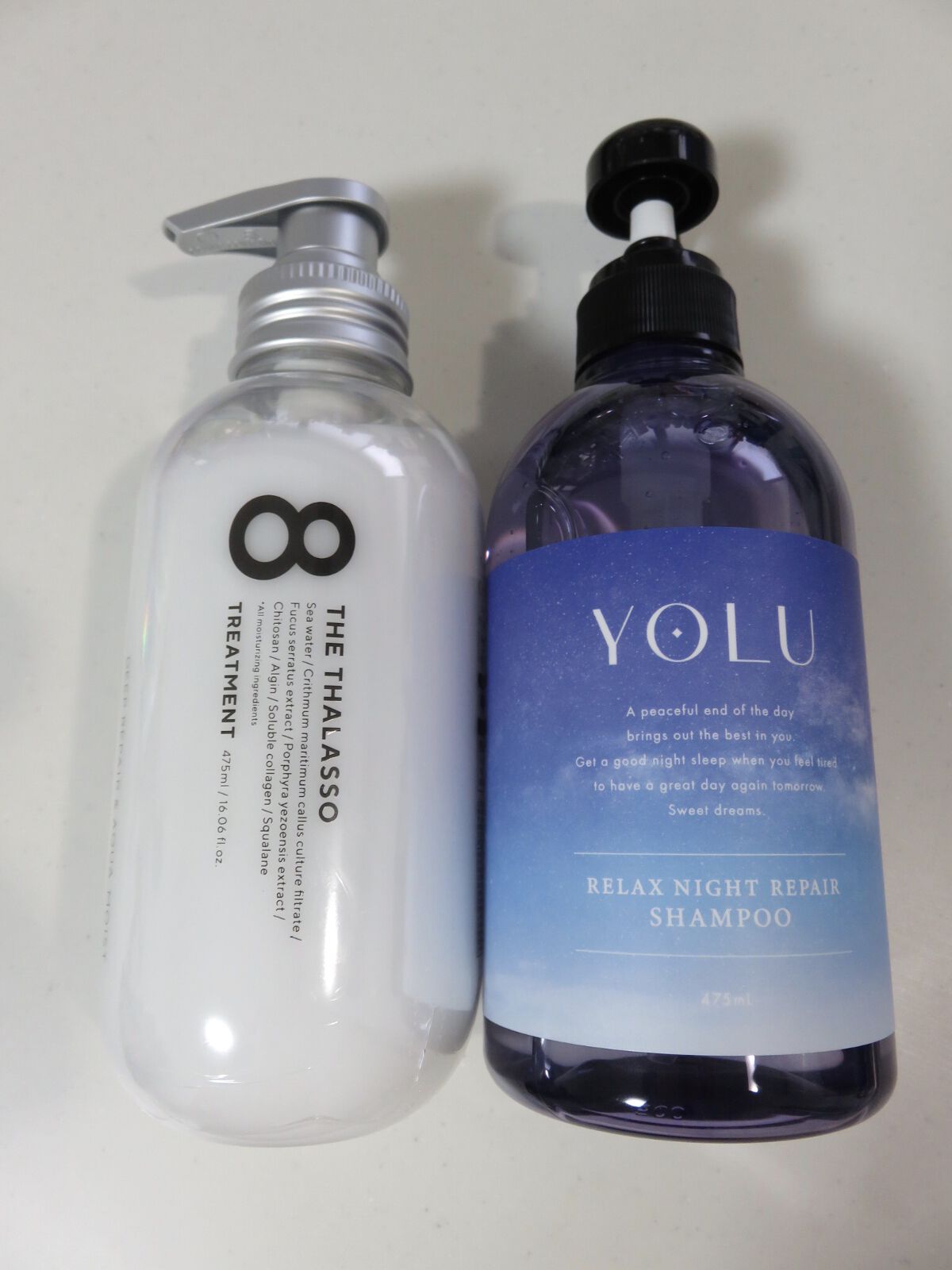 リラックスナイトリペア シャンプー／トリートメント/YOLU/市販シャンプーを使ったクチコミ（1枚目）