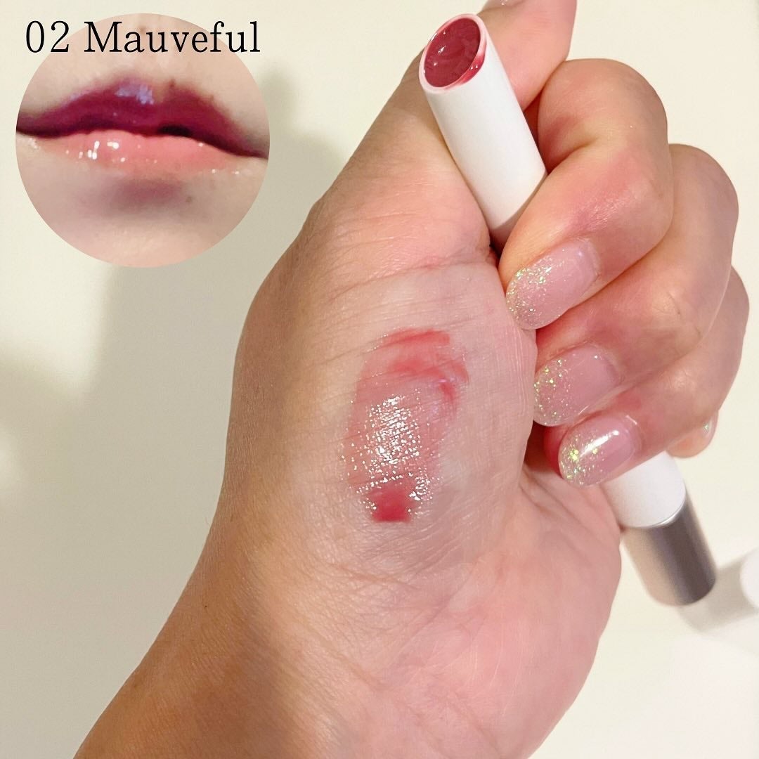 ベアグローペプチドメルティングバーム/PINATE/口紅を使ったクチコミ(2枚目)