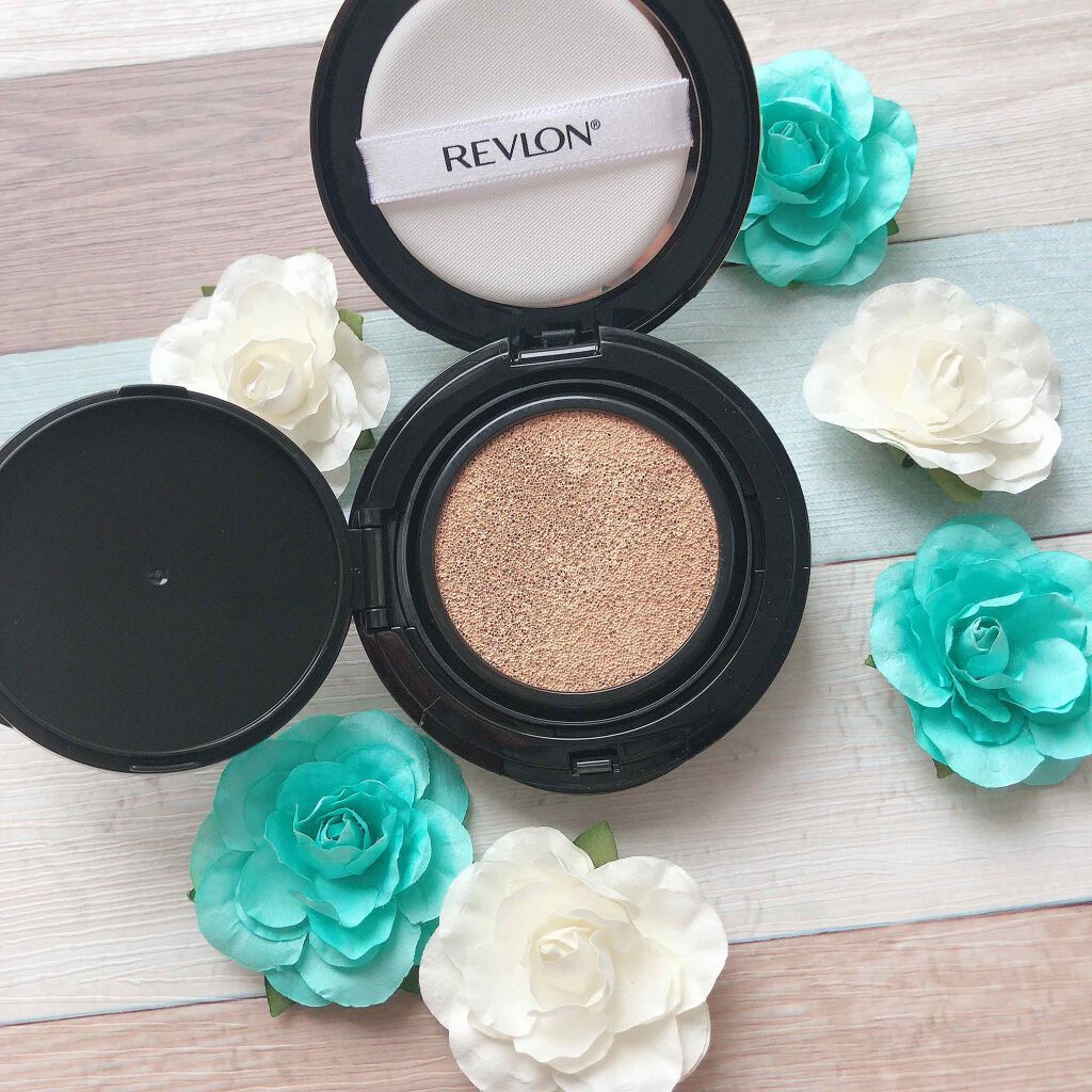 カラーステイ クッション ロングウェア ファンデーション/REVLON/クッションファンデーションを使ったクチコミ(2枚目)