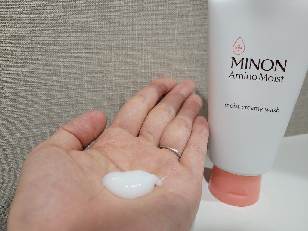 アミノモイスト モイストクリーミィ ウォッシュ/ミノン/洗顔フォームを使ったクチコミ(2枚目)
