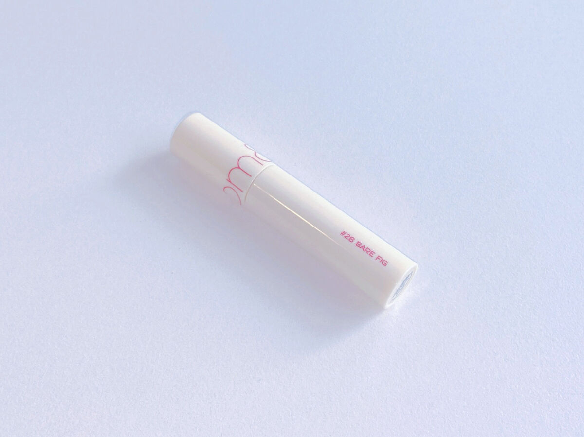 ジューシーラスティングティント 28 ベアフィグ(BARE FIG)/rom&nd/リップティントを使ったクチコミ（3枚目）