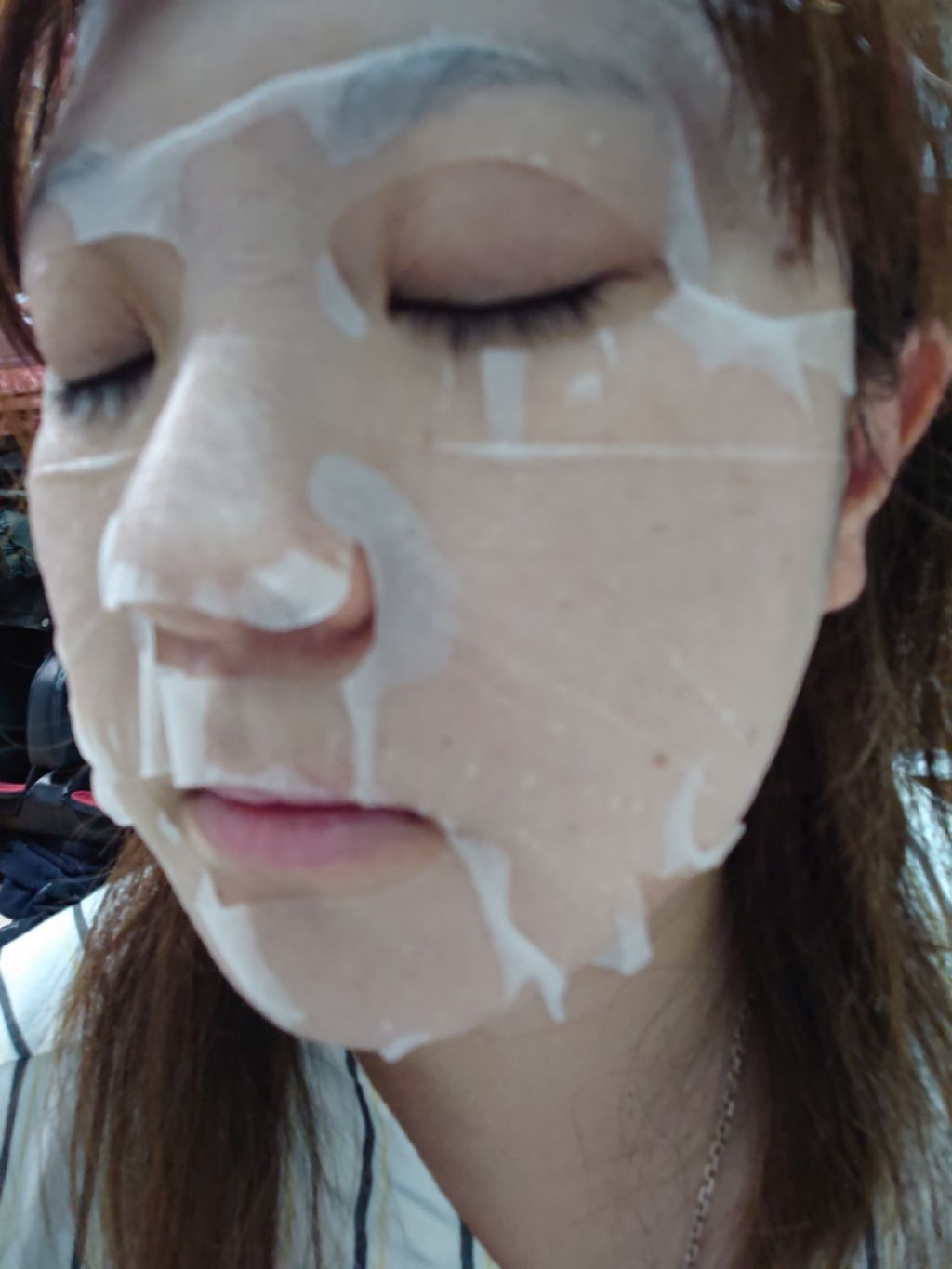 フェイスマスク/DAISO/シートマスク・パックを使ったクチコミ（2枚目）