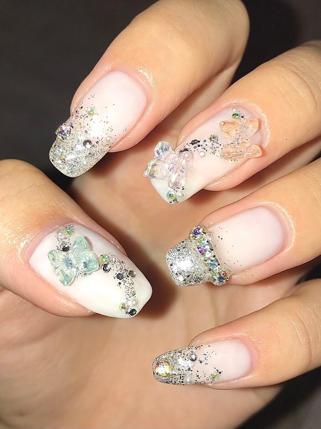 ジェルネイル(ライト対応)/セリア/ジェルネイルを使ったクチコミ(2枚目)