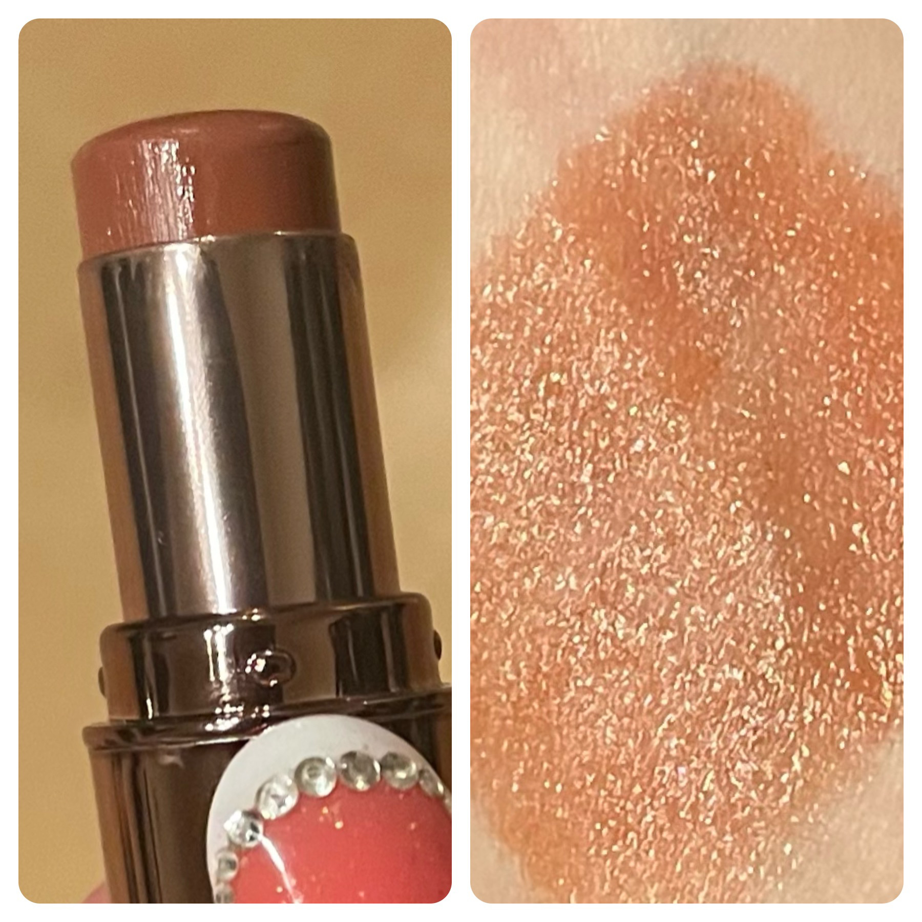 メルティールミナスルージュ（ティントタイプ） T07 ジンジャーオレンジ/キャンメイク/リップティントを使ったクチコミ（2枚目）