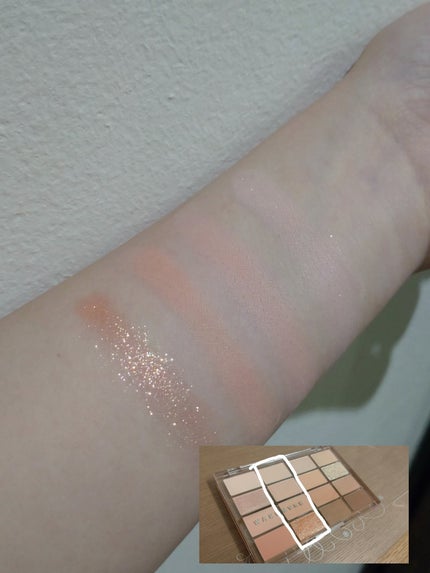 ソフトブラーリングアイパレット/wakemake/アイシャドウパレットを使ったクチコミ(4枚目)