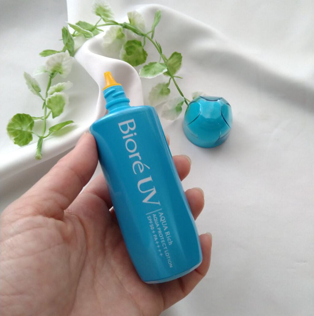ビオレUVアクアリッチ アクアプロテクトローション(水層パックUV)/ビオレ/日焼け止め・UVケアを使ったクチコミ(2枚目)