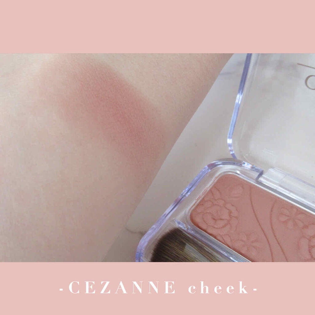 ナチュラル チークN/CEZANNE/パウダーチークを使ったクチコミ(1枚目)