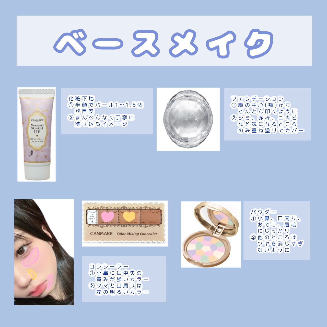 クリームチーク/キャンメイク/ジェル・クリームチークを使ったクチコミ（2枚目）