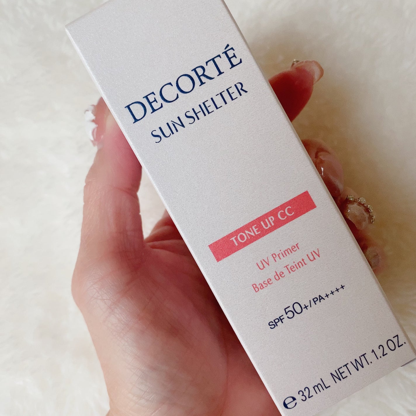 サンシェルター トーンアップCC/DECORTÉ/CCクリームを使ったクチコミ(2枚目)