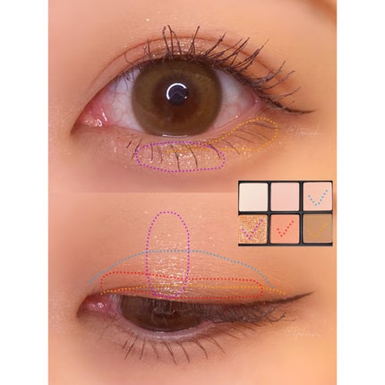 ブラーフィニシュシャドウパレット/Dinto/アイシャドウパレットを使ったクチコミ(3枚目)