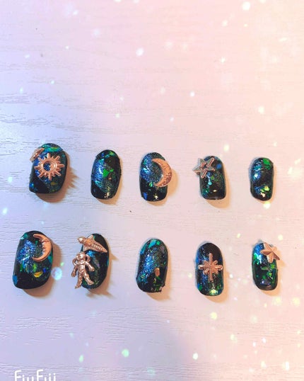 ITGグリッターネイル/DAISO/マニキュアを使ったクチコミ(1枚目)