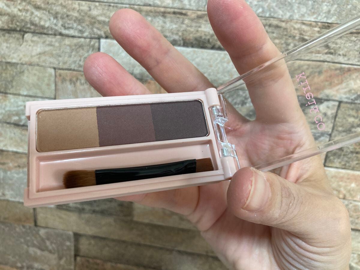 アイブロウパウダー/Kirei&co./パウダーアイブロウを使ったクチコミ(1枚目)