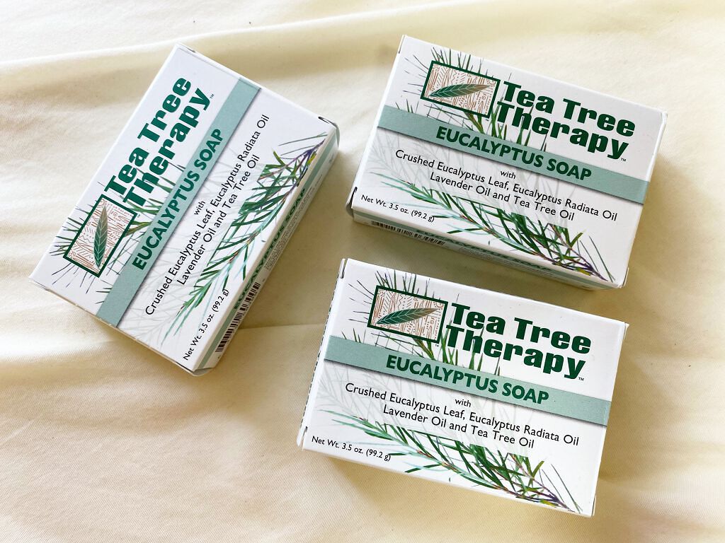 Vegetable Soap Eucalyptus/Tea Tree Therapy/洗顔石鹸を使ったクチコミ(2枚目)