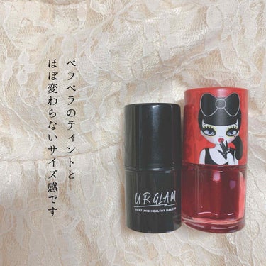 UR GLAM　FACE GLOSS STICK/U R GLAM/ジェル・クリームチークを使ったクチコミ（3枚目）