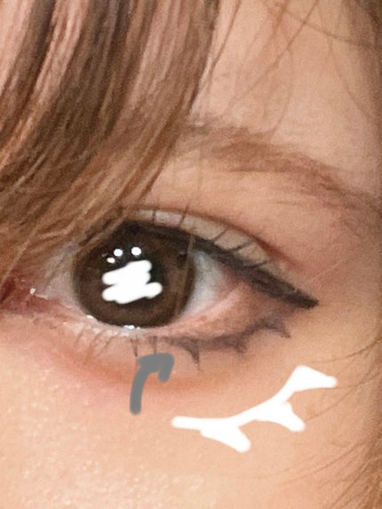 スリムリキッドアイライナー/キャンメイク/リキッドアイライナーを使ったクチコミ(3枚目)