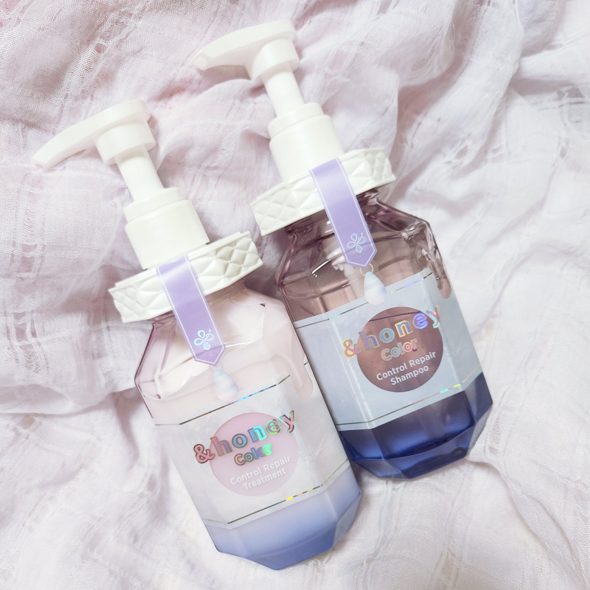 アンドハニー カラー コントロールリペア シャンプー1.0 / ヘアトリートメント2.0/&honey/市販シャンプーを使ったクチコミ（2枚目）