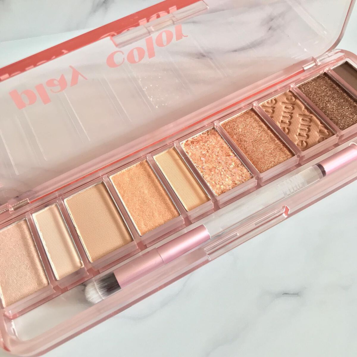 プレイカラー アイシャドウ/ETUDE/アイシャドウパレットを使ったクチコミ(3枚目)