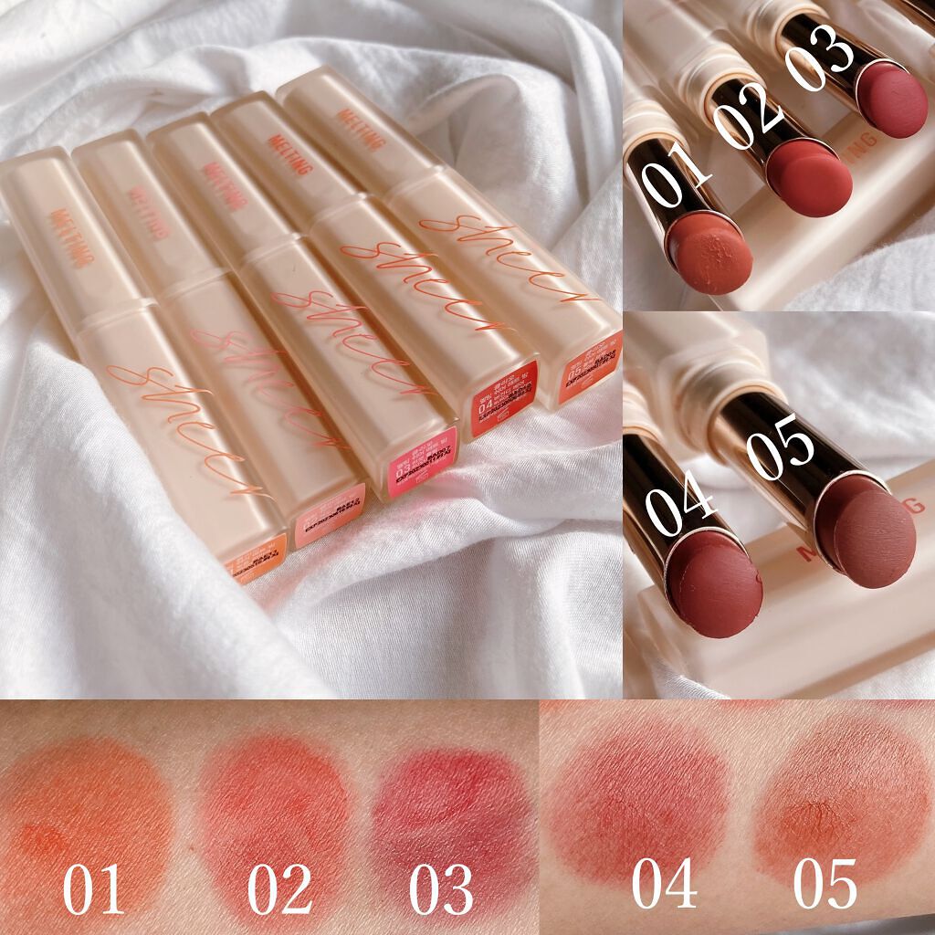  メルティング シアー マット バーム/CLIO/口紅を使ったクチコミ（1枚目）