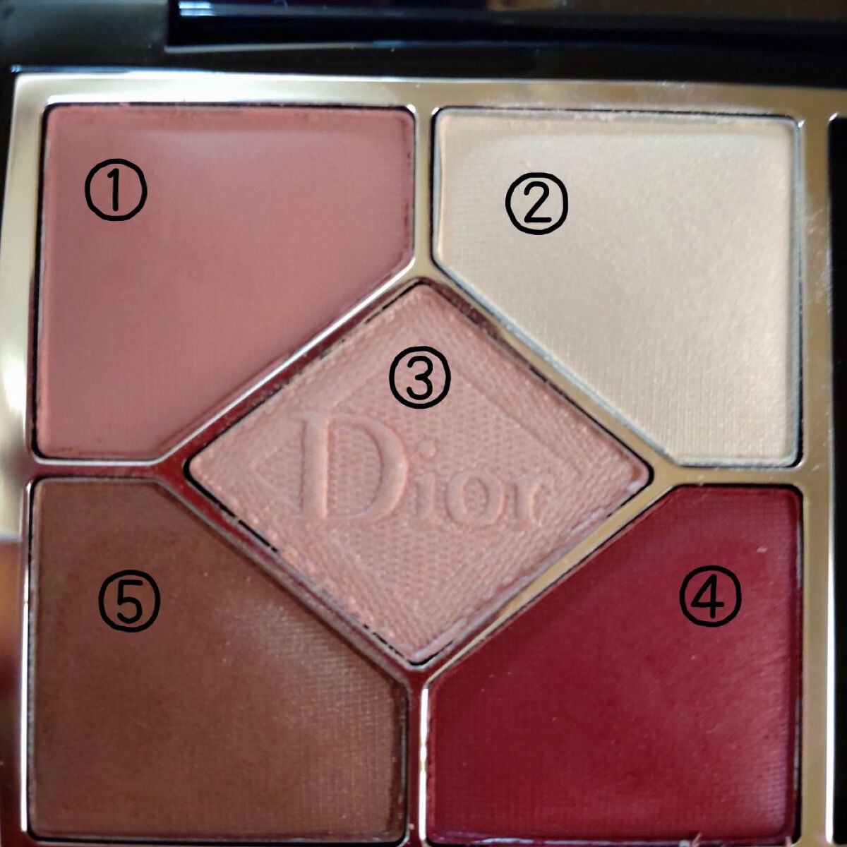 【旧】サンク クルール クチュール/Dior/アイシャドウパレットを使ったクチコミ（3枚目）