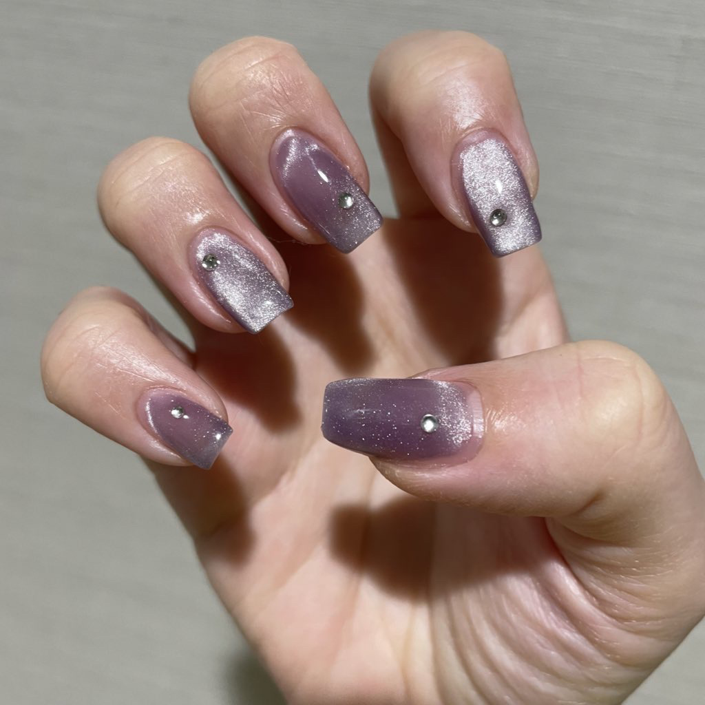 5ミクロンマグネット/ネイル工房/ジェルネイルを使ったクチコミ（2枚目）