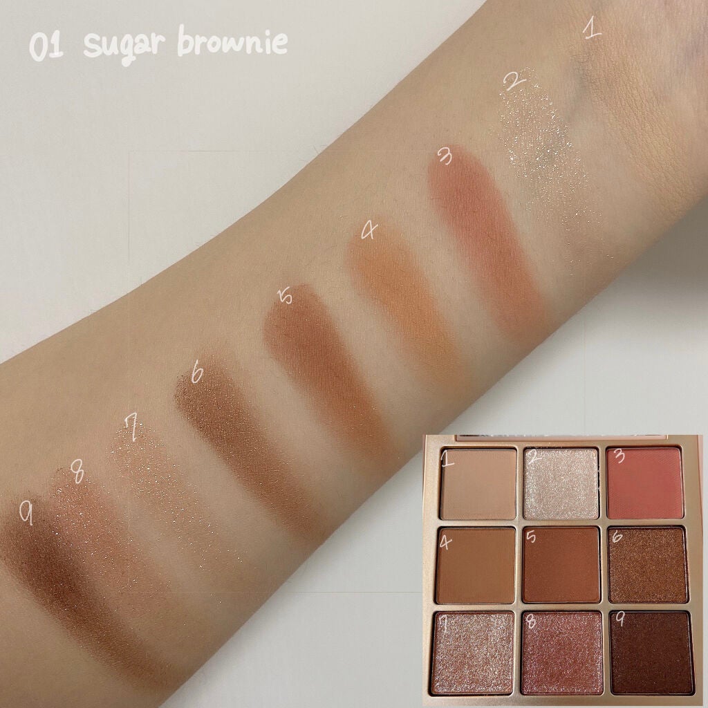 シャドウパレット/dasique/アイシャドウパレットを使ったクチコミ(3枚目)