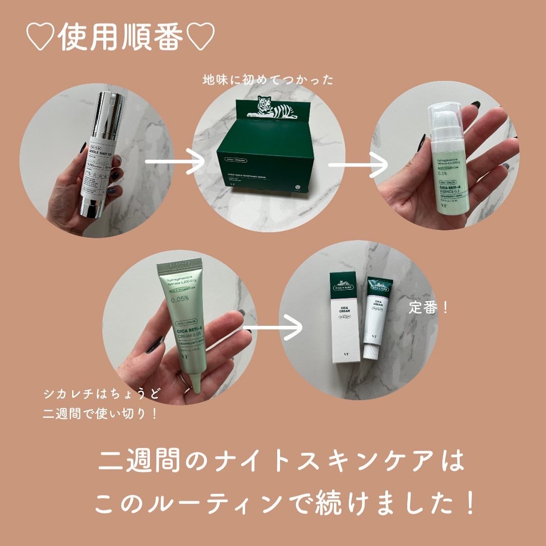 CICA クリーム/VT/フェイスクリームを使ったクチコミ(2枚目)