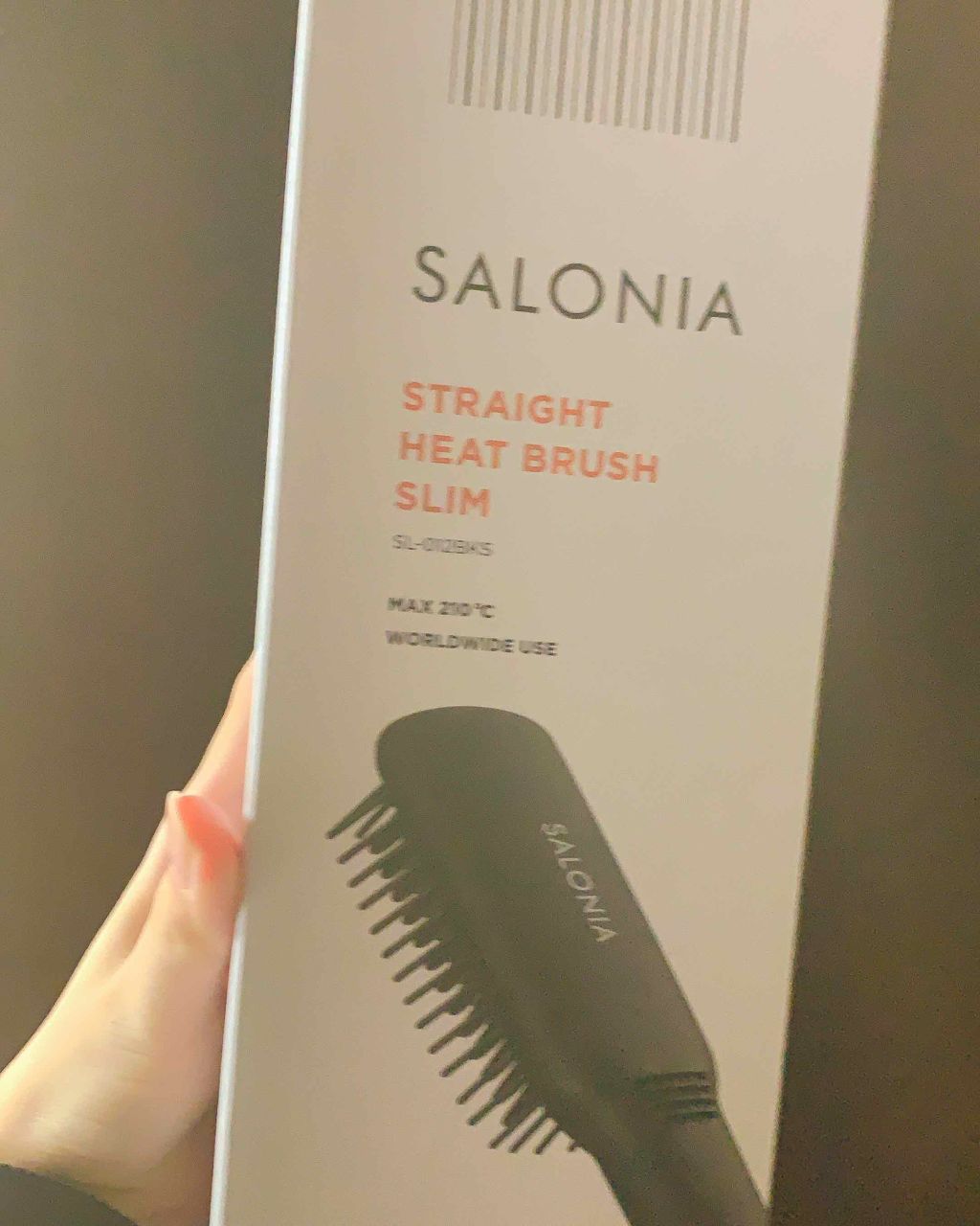 SALONIA ストレートヒートブラシ/SALONIA/ヒートブラシを使ったクチコミ（1枚目）
