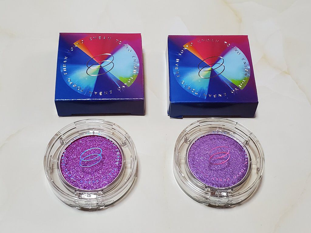 マルチグリッターカラー 08 KAIOHSEI（カイオウセイ）/ENBAN TOKYO/単色アイシャドウを使ったクチコミ（2枚目）