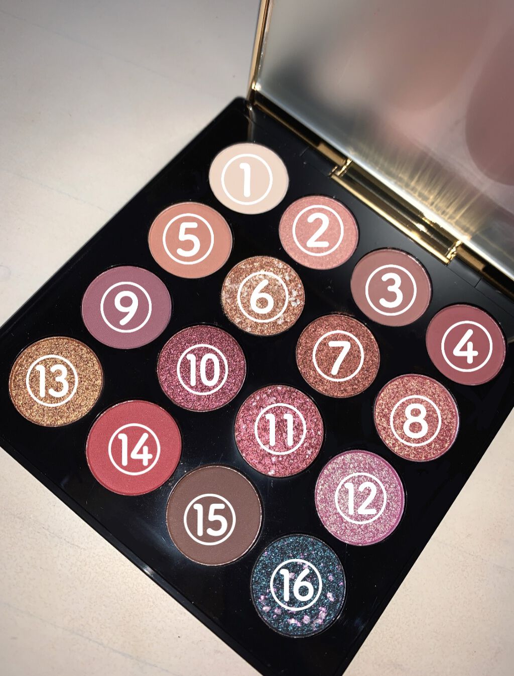 大英博物館 エジプトシリーズ アイシャドウパレット/ZEESEA/アイシャドウパレットを使ったクチコミ（3枚目）