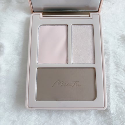 チート顔コントゥアパレット/MilleFée/パウダーハイライトを使ったクチコミ(4枚目)