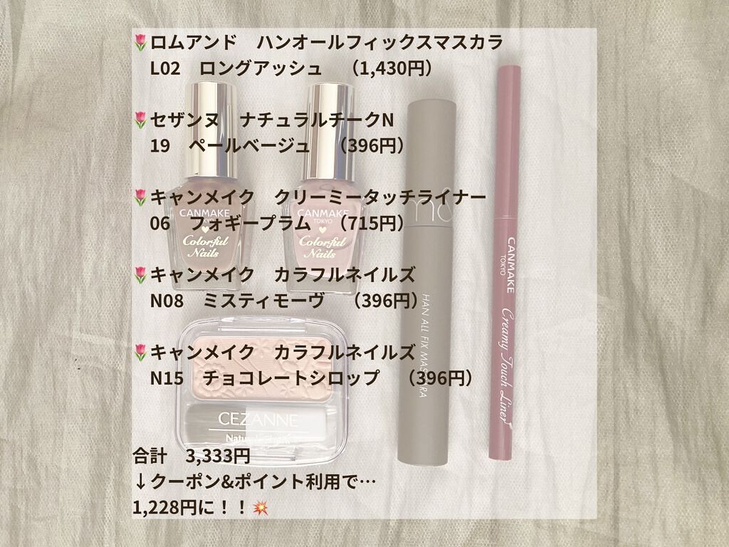 カラフルネイルズ/キャンメイク/マニキュアを使ったクチコミ（2枚目）