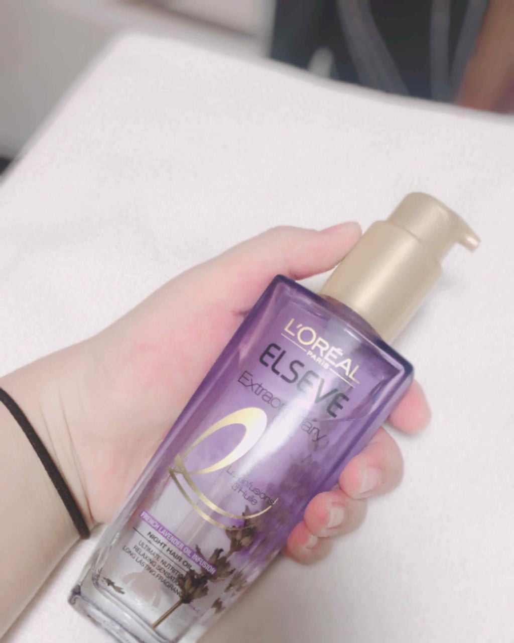 エクストラオーディナリー オイル ナイト ラベンダー ヘアオイル/ロレアル パリ/ヘアオイルを使ったクチコミ(1枚目)