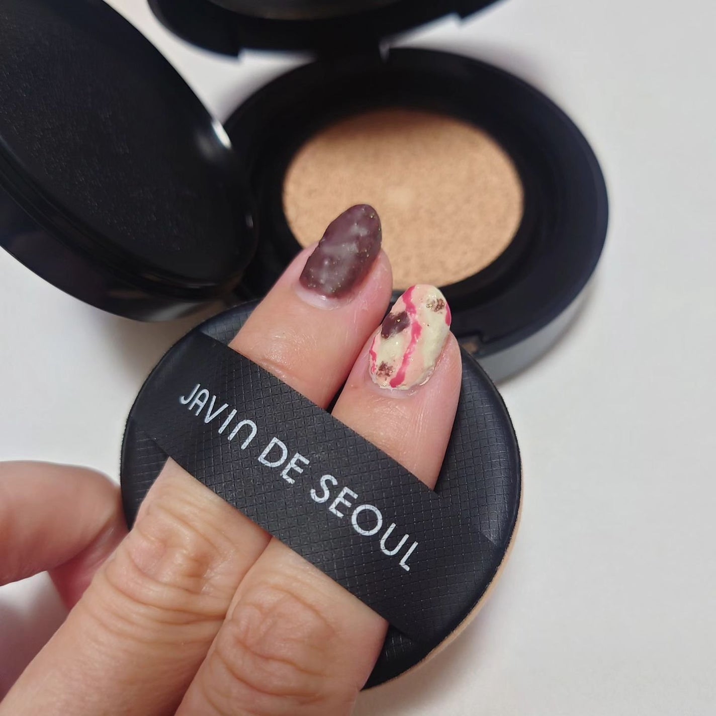ジャビンドゥソウル ウインクファンデーションパクト/Javin De Seoul/クッションファンデーションを使ったクチコミ(7枚目)