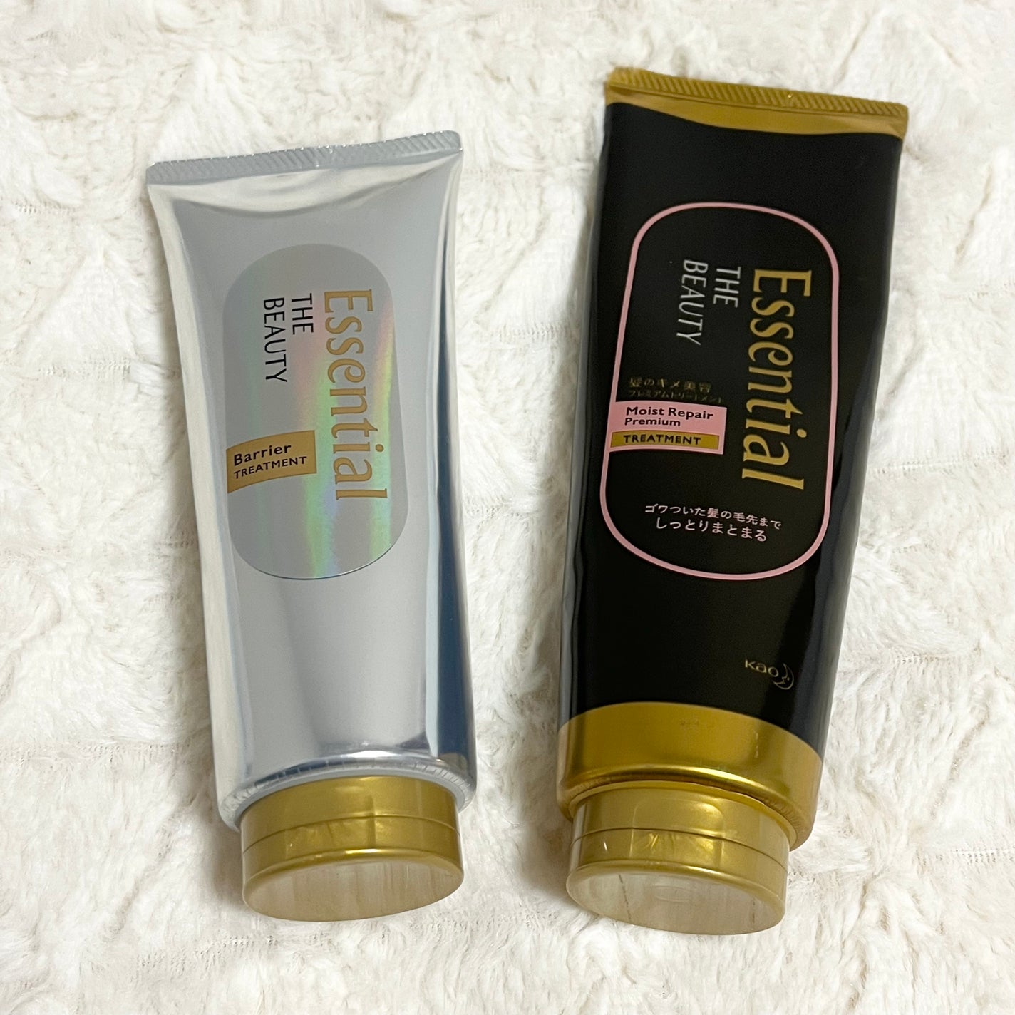 THE BEAUTY 髪のキメ美容プレミアムトリートメント<モイストリペアプレミアム>/エッセンシャル/洗い流すヘアトリートメントを使ったクチコミ(2枚目)